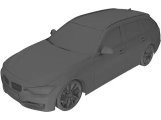 BMW 3-Series Touring [F31] (2013) 3D Model