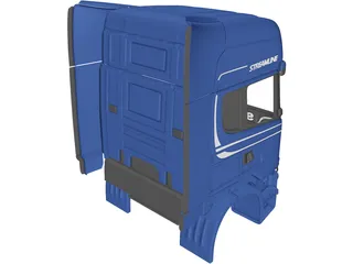 Scania R730 Cabin 3D Model