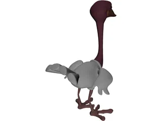 Ostrich 3D Model