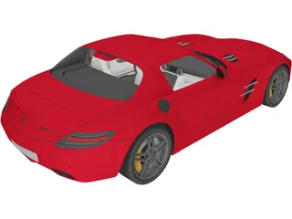 Mercedes-Benz SLS AMG (2011) 3D Model