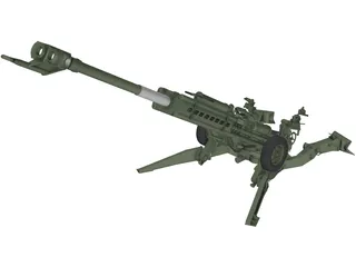 M777 Howitzer 3D Model