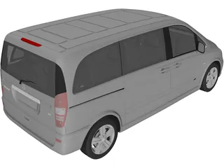 Mercedes-Benz Viano (2010) 3D Model
