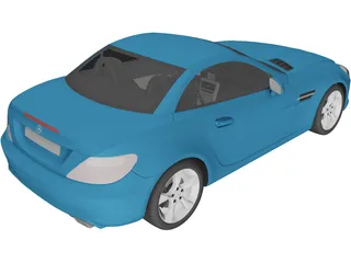 Mercedes-Benz SLK-Class R172 (2012) 3D Model