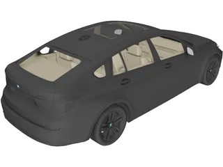 BMW 5-Series Gran Turismo (2010) 3D Model