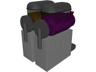 Sorbet Maker 3D Model