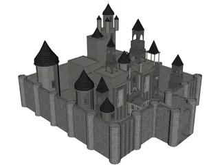Castle 3D Model