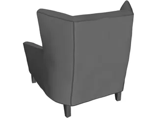 Armchair Vilem 3D Model