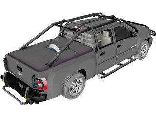 Chevrolet Silverado Crewcab (2007) 3D Model