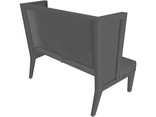 Jovello Loveseat 3D Model
