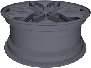 Wheel Rim 3D Model