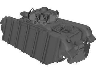 Mobile Roadblock 3D Model