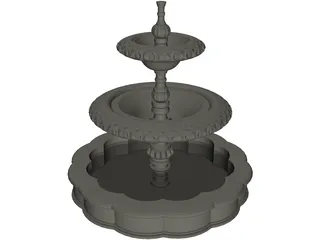 Fountain 3D Model