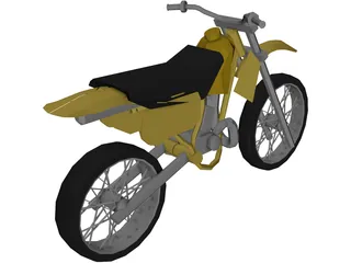Kawasaki KX-80 (1982) 3D Model