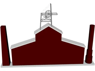 Mining Monument 3D Model