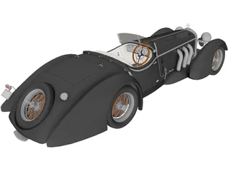 Mercedes-Benz SSK Roadster 3D Model