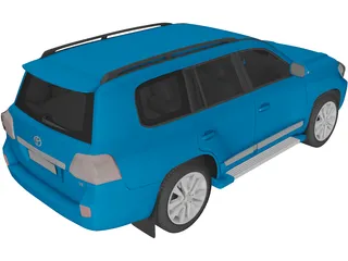 Toyota Land Cruiser (2013) 3D Model