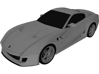 Ferrari 599 GTB Fiorano 3D Model