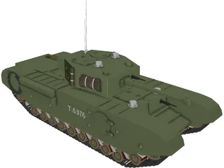 Churchill MK VII 3D Model