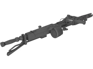 M56 Smart Gun [Aliens] 3D Model