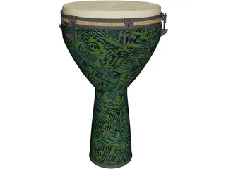 Djembe Remo 3D Model