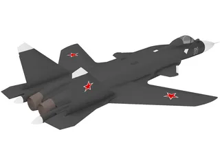 Sukhoi Su-47 Berkut 3D Model
