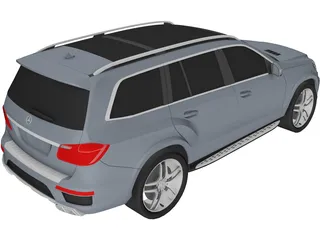 Mercedes-Benz GL 63 AMG 3D Model