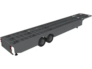 Truck Semitrailer 3D Model