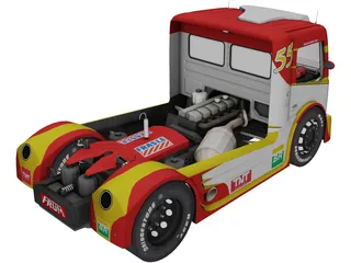 Mercedes-Benz ABF Racing Team 3D Model