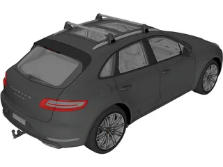 Porsche Macan Turbo (2014) 3D Model