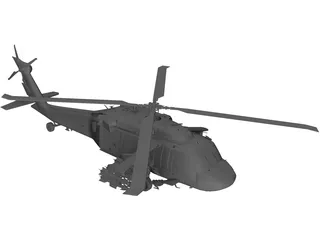 Sikorsky UH-60 Black Hawk 3D Model