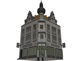 Town House 3D Model