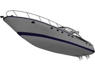 Sarnico 65 Yacht 3D Model
