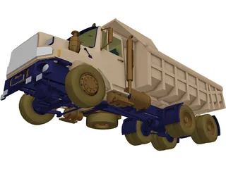 Dump Truck 3D Model