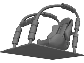 Racing Sim Seat 3D Model