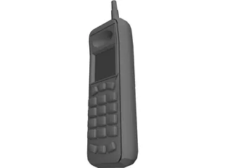 Cordless Phone 3D Model