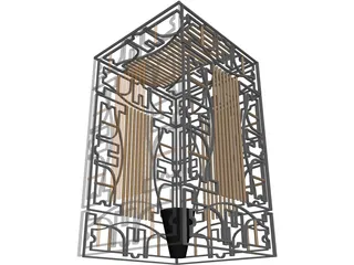Golden Cage 3D Model