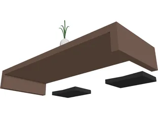 China Table 3D Model