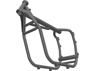 BMW 2V R series frame R80/R100 3D Model