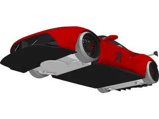 Ferrari 488 GTB R (2016) 3D Model