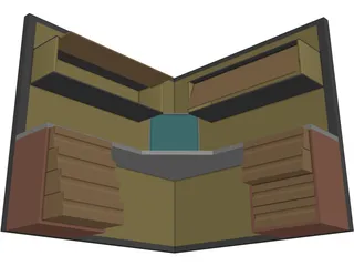 Complete Office Module 3D Model