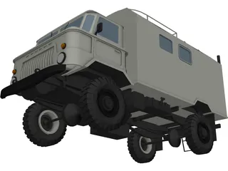 GAZ-66 3D Model