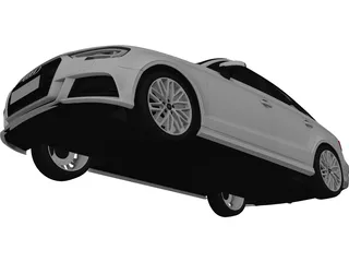 Audi A3 Sedan (2017) 3D Model