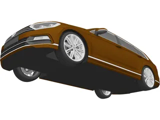 Volkswagen Passat Variant R-Line (2015) 3D Model