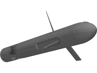 Unmanned Underwater Vehicle (UUV) 3D Model