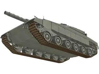 Merkava IV 3D Model