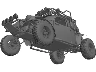 Volkswagen Beetle Trophy Truck 3D Model