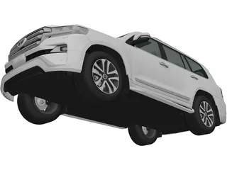 Toyota Land Cruiser (2016) 3D Model