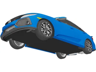 Honda Civic Si Sedan (2017) 3D Model