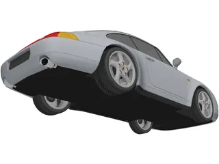 Porsche 911 Carrera (1994) 3D Model