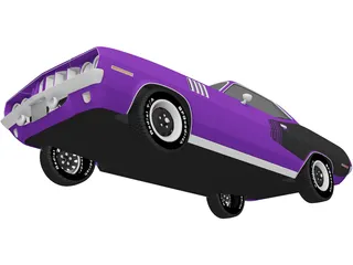Plymouth Barracuda (1971) 3D Model